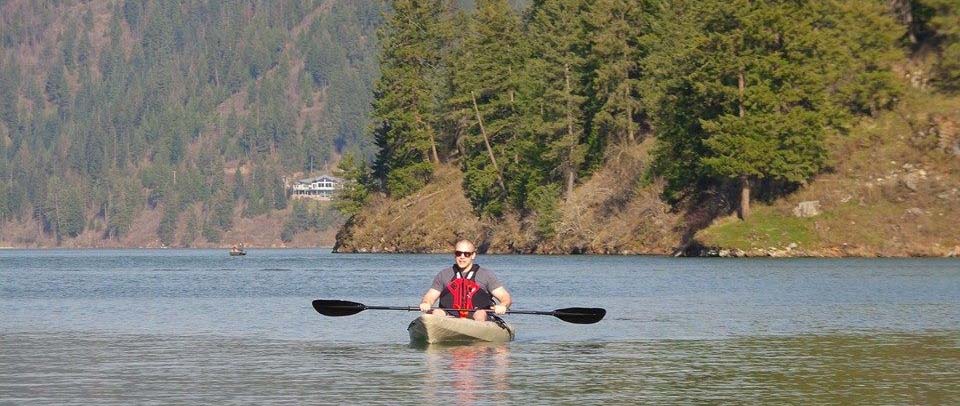 Kayaking in Coeur d'Alene